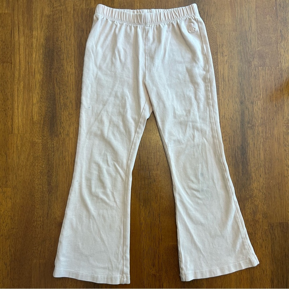 GAP Light Peach Flare Legging Pants | Girls Size 5 | Soft Stretch Playwear